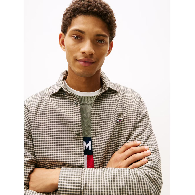 HOMBRE TJM REG OXFORD CHECK SHIRT EXT MRH