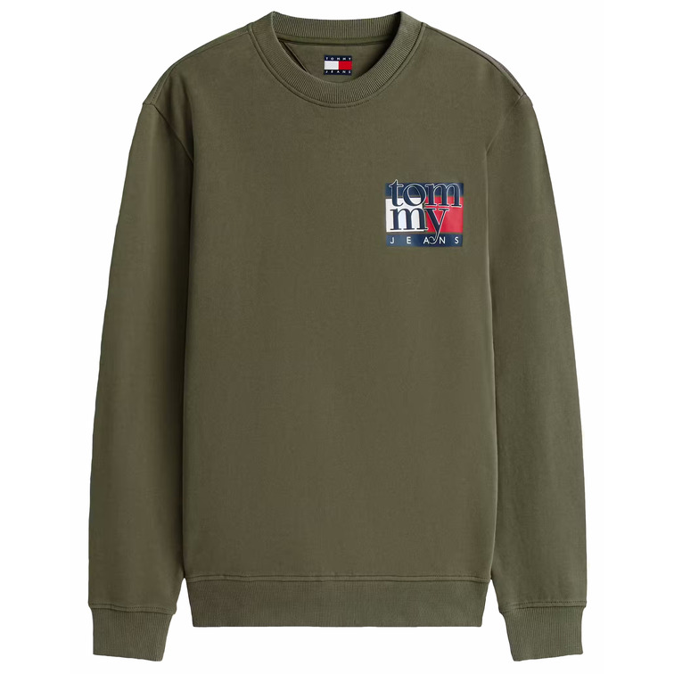 SUDADERA HOMBRE  TOMMY HILFIGER TJM REG RWB FLAG CREW EXT