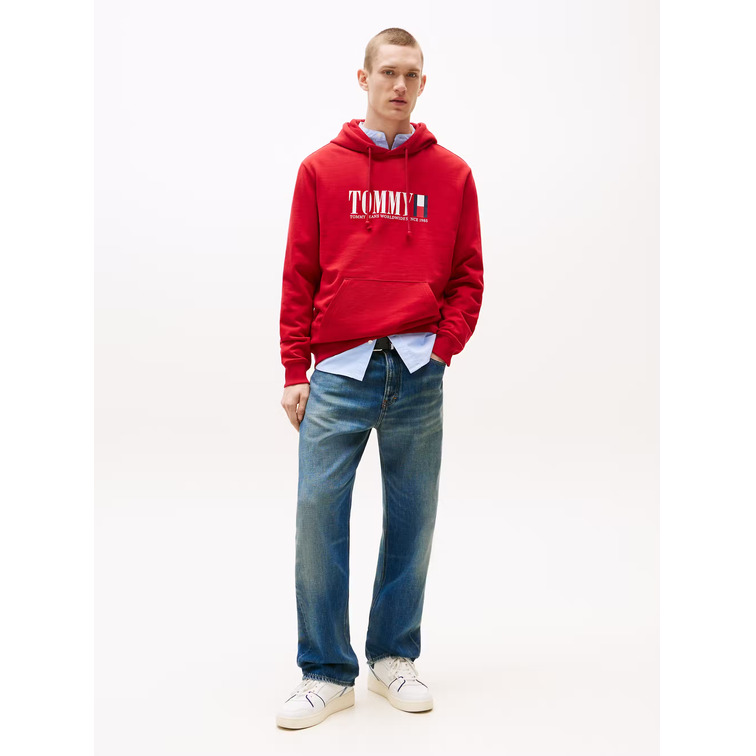 HOMBRE TJM REG RWB DNA GRAPHIC HOODIE XLE