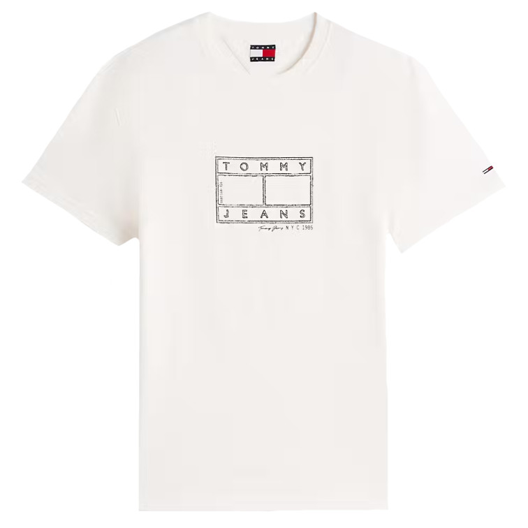 CAMISETA HOMBRE  TOMMY HILFIGER TJM REG CENTER FLAG SS TEE