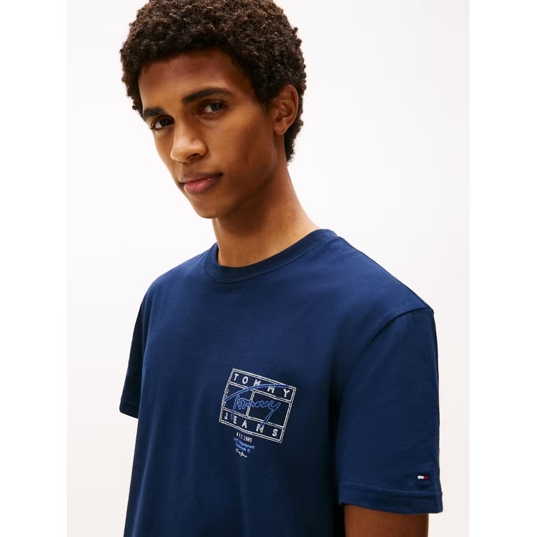 CAMISETA HOMBRE  TOMMY HILFIGER TJM REG SIGN SPRAY SS T EXT
