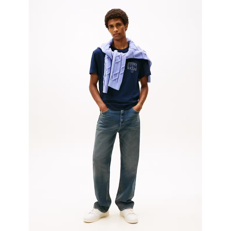 CAMISETA HOMBRE  TOMMY HILFIGER TJM REG SIGN SPRAY SS T EXT