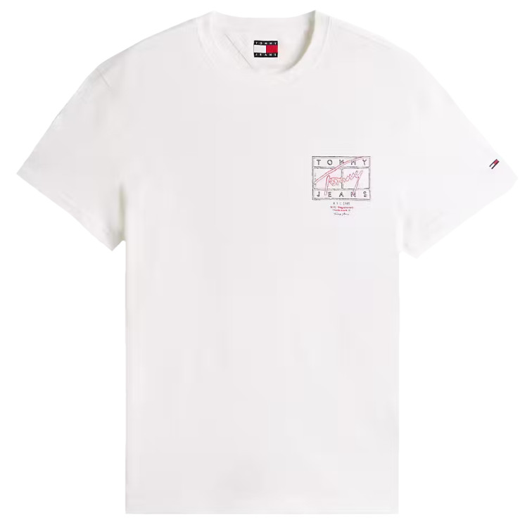 CAMISETA HOMBRE  TOMMY HILFIGER TJM REG SIGN SPRAY SS T EXT