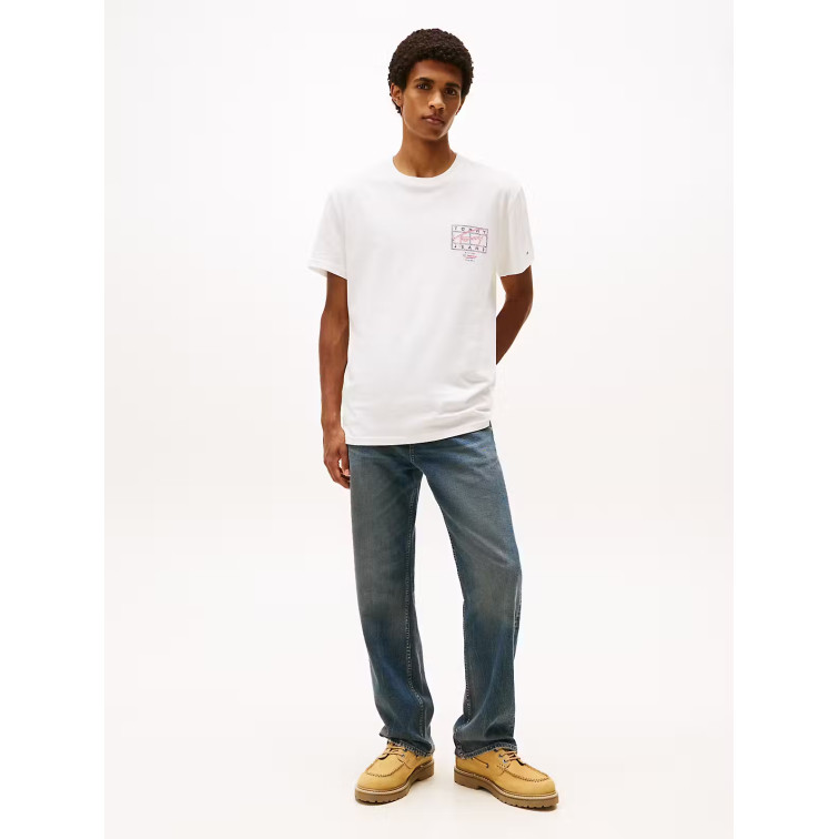 CAMISETA HOMBRE  TOMMY HILFIGER TJM REG SIGN SPRAY SS T EXT