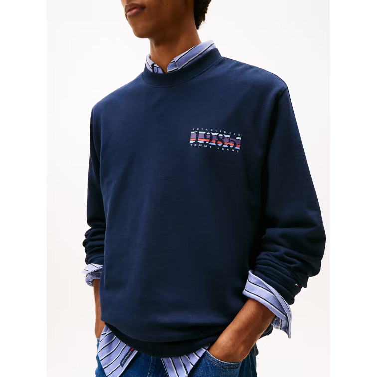 SUDADERA HOMBRE  TOMMY HILFIGER TJM REG ENTRY DNA PLAY CREW EX