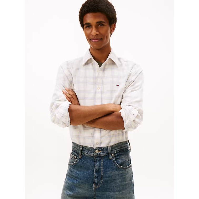 CAMISA HOMBRE  TOMMY HILFIGER TJM REG CHECK CORD SHIRT