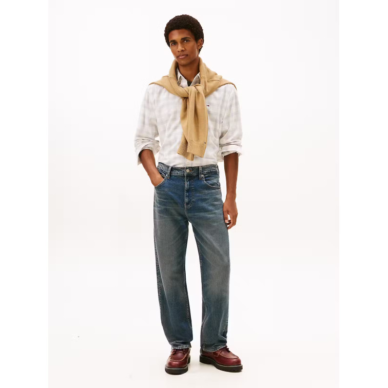 CAMISA HOMBRE  TOMMY HILFIGER TJM REG CHECK CORD SHIRT