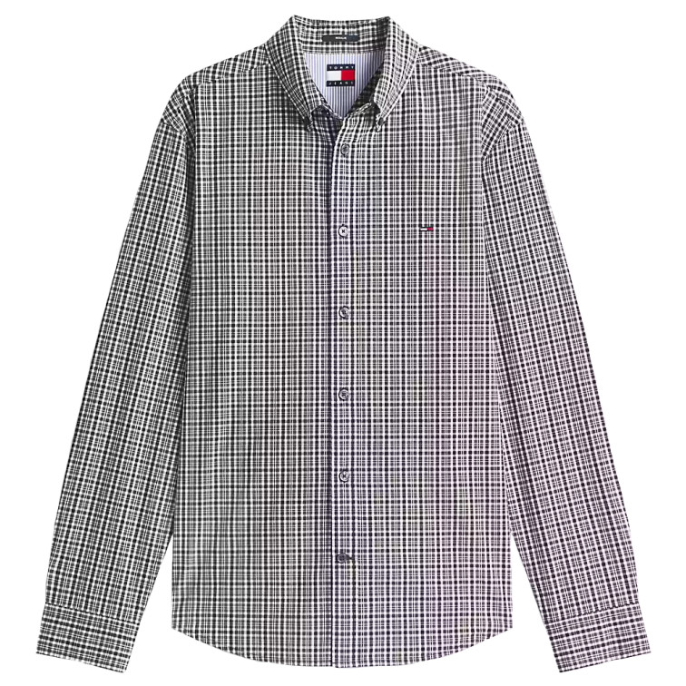 CAMISA HOMBRE  TOMMY HILFIGER TJM REG POPLIN PATTERN SHIRT