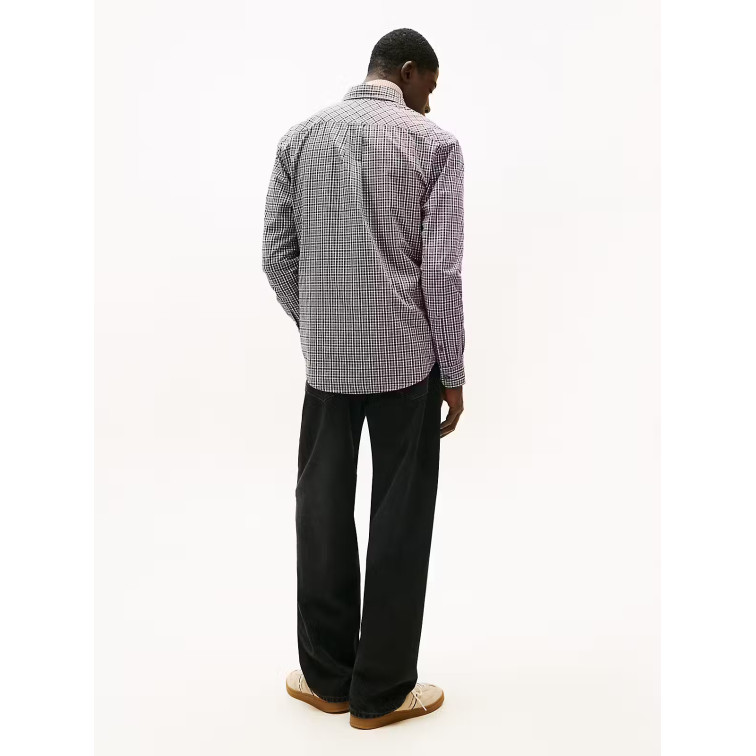 CAMISA HOMBRE  TOMMY HILFIGER TJM REG POPLIN PATTERN SHIRT