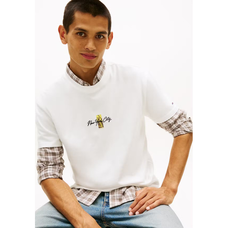 CAMISETA HOMBRE  TOMMY HILFIGER TJM REG SIGN BLOCK SS TEE EXT