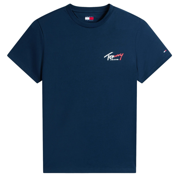 HOMBRE TJM SLIM SIGN CHEST SS TEE EXT C1G