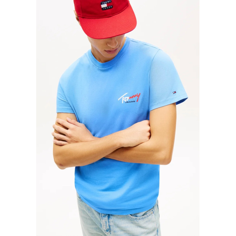 CAMISETA HOMBRE  TOMMY HILFIGER TJM SLIM SIGN CHEST SS TEE EXT