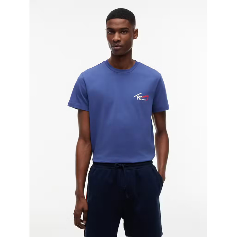 CAMISETA SLIM DE PUNTO HOMBRE TOMMY JEANS CON LOGO