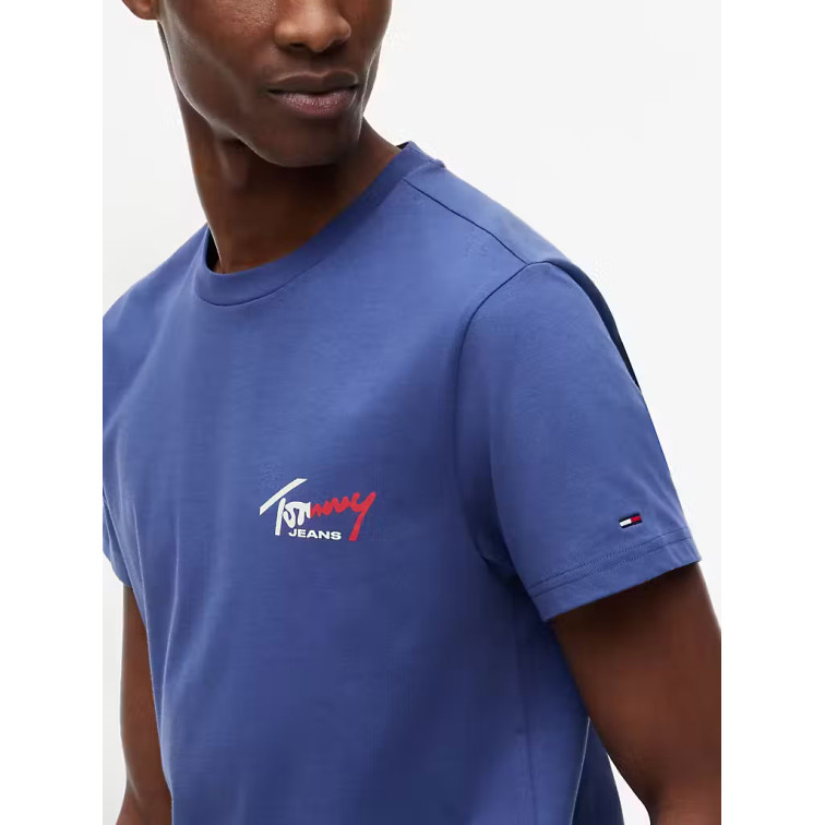 CAMISETA SLIM DE PUNTO HOMBRE TOMMY JEANS CON LOGO