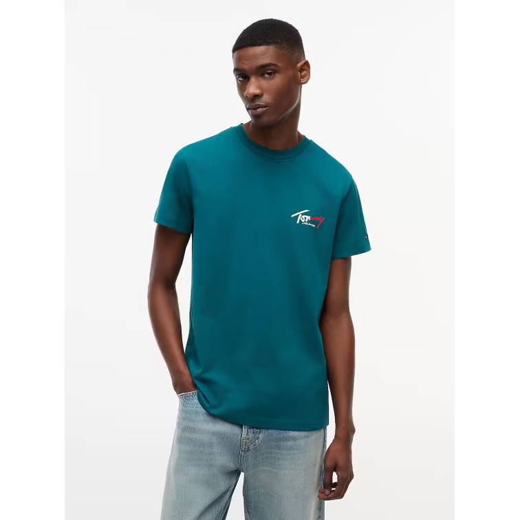 CAMISETA HOMBRE  TOMMY HILFIGER TJM SLIM SIGN CHEST SS TEE EXT