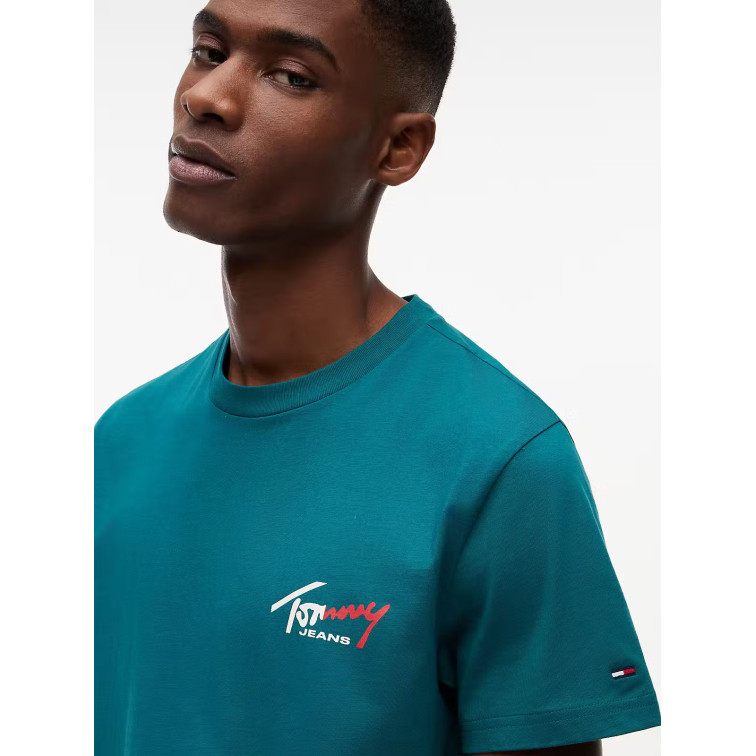 CAMISETA HOMBRE  TOMMY HILFIGER TJM SLIM SIGN CHEST SS TEE EXT