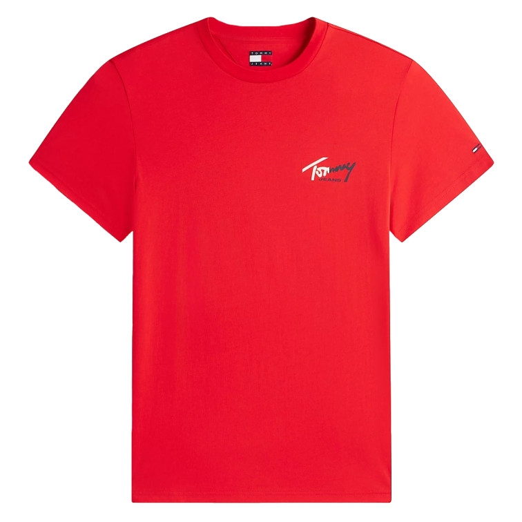 CAMISETA HOMBRE  TOMMY HILFIGER TJM SLIM SIGN CHEST SS TEE EXT