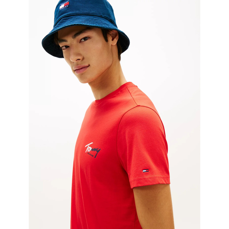 CAMISETA HOMBRE  TOMMY HILFIGER TJM SLIM SIGN CHEST SS TEE EXT