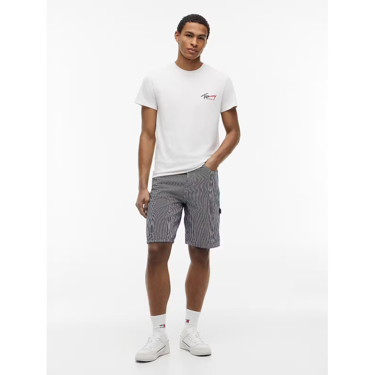 CAMISETA HOMBRE  TOMMY HILFIGER TJM SLIM SIGN CHEST SS TEE EXT
