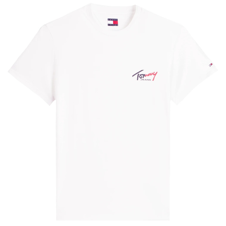 HOMBRE TJM SLIM SIGN CHEST SS TEE EXT YBL