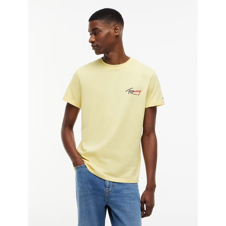 CAMISETA HOMBRE  TOMMY HILFIGER TJM SLIM SIGN CHEST SS TEE EXT