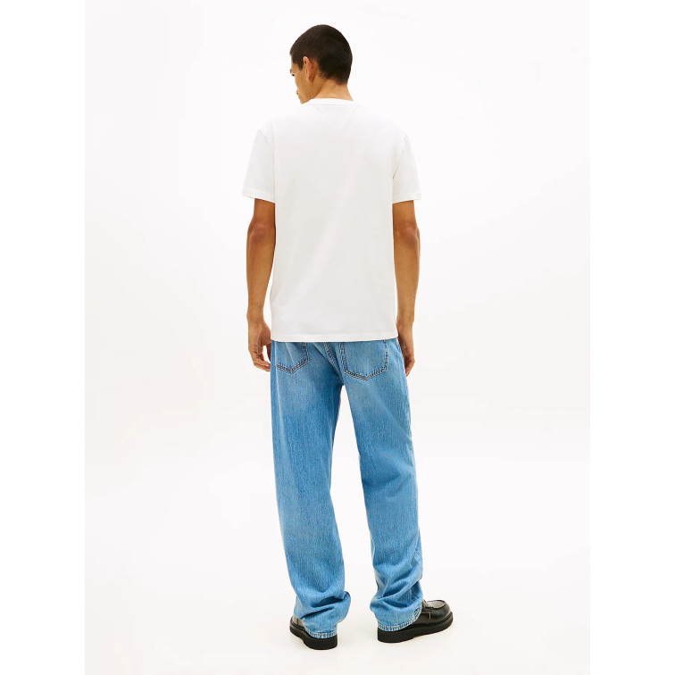 CAMISETA HOMBRE  TOMMY HILFIGER TJM REG SIGNATURE STRIPE T EXT