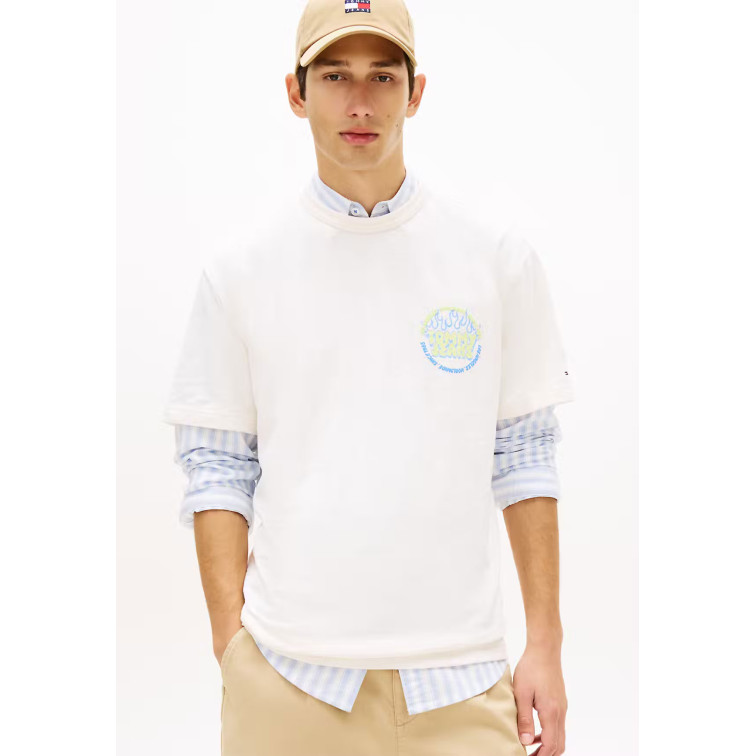 CAMISETA HOMBRE  TOMMY HILFIGER TJM RLX BUBBLE FLAME SS TEE