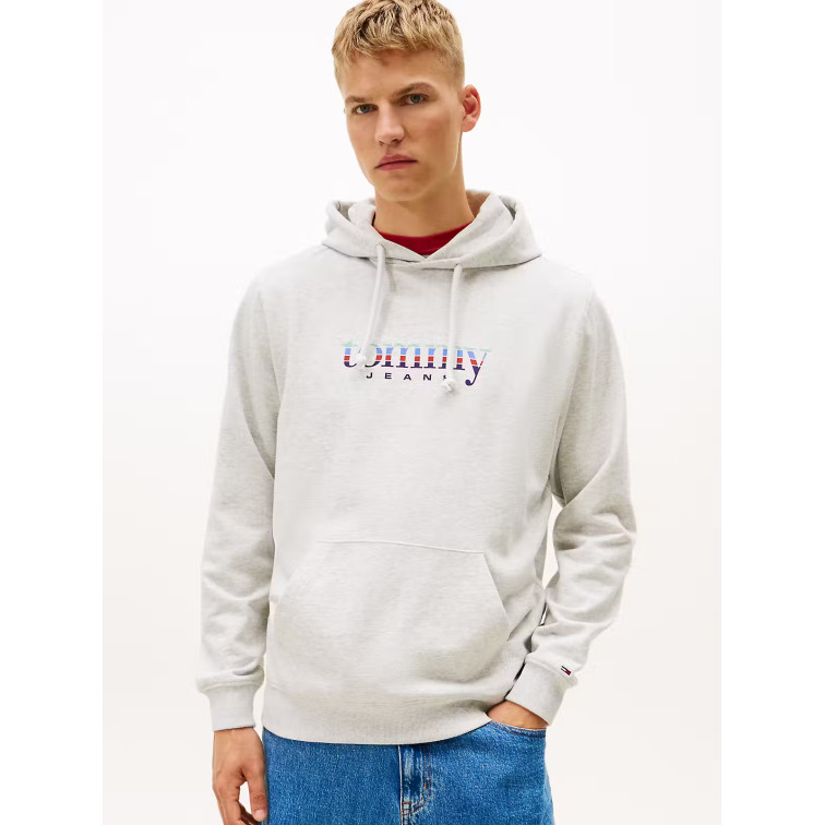 SUDADERA CAPUCHA HOMBRE TOMMY JEANS LOGO ESTAMPADO