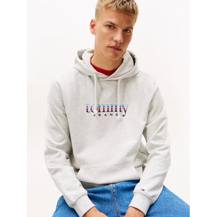 SUDADERA CAPUCHA HOMBRE TOMMY JEANS LOGO ESTAMPADO