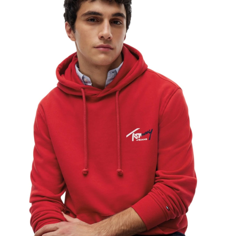 SUDADERA HOMBRE  TOMMY HILFIGER TJM REG ENTRY SIGN HOODIE EXT