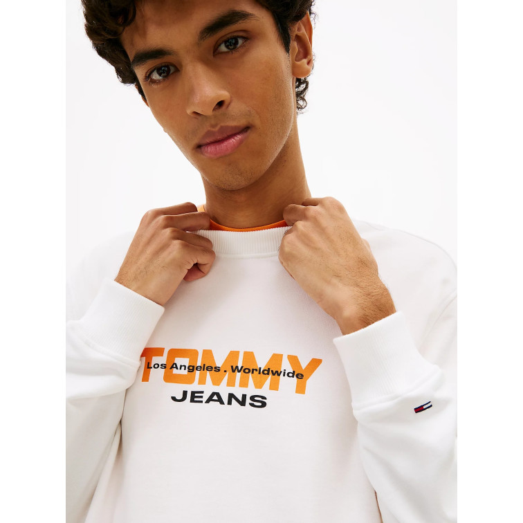 SUDADERA HOMBRE  TOMMY HILFIGER TJM REG ESS DNA CREW EXT
