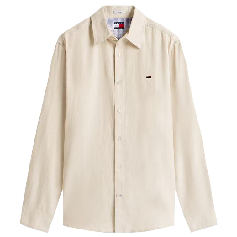 CAMISA HOMBRE  TOMMY HILFIGER TJM REG LINEN BLEND SHIRT EXT