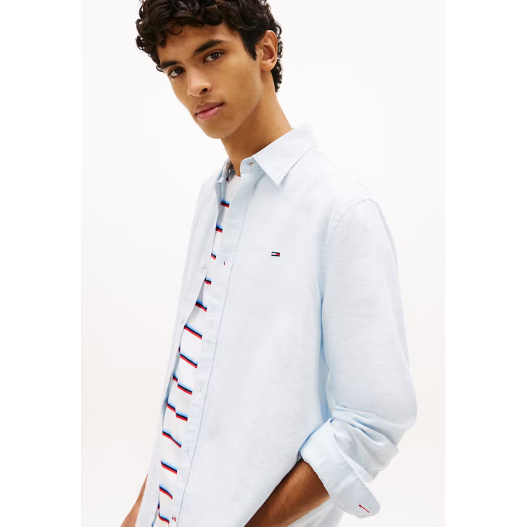 CAMISA HOMBRE  TOMMY HILFIGER TJM REG LINEN BLEND SHIRT EXT