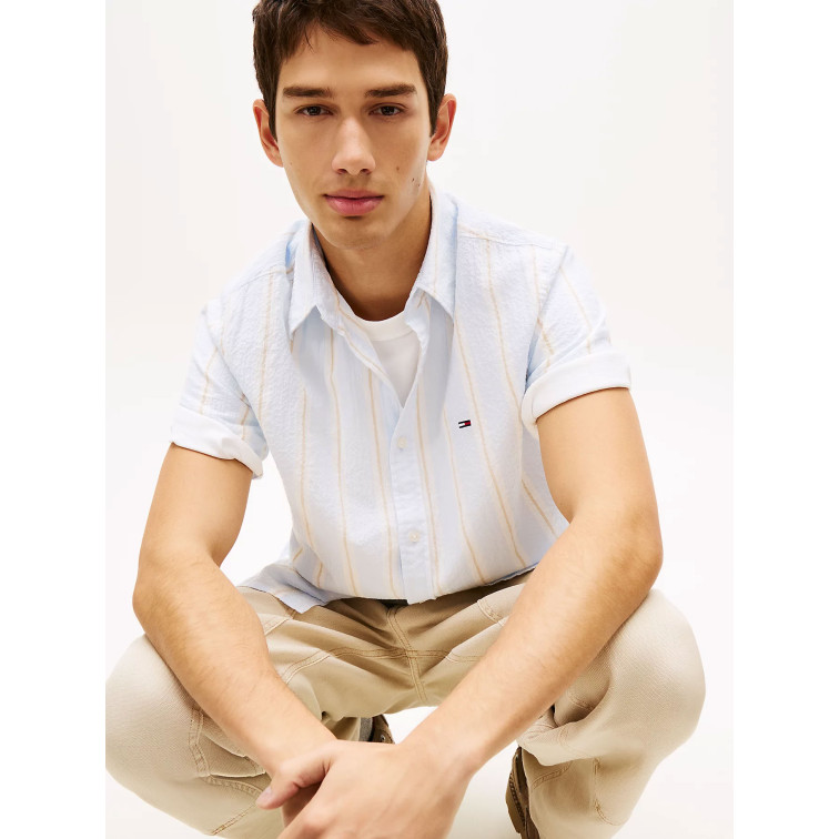 CAMISA HOMBRE  TOMMY HILFIGER TJM REG SEERSUCKR PTRN SHIRT E