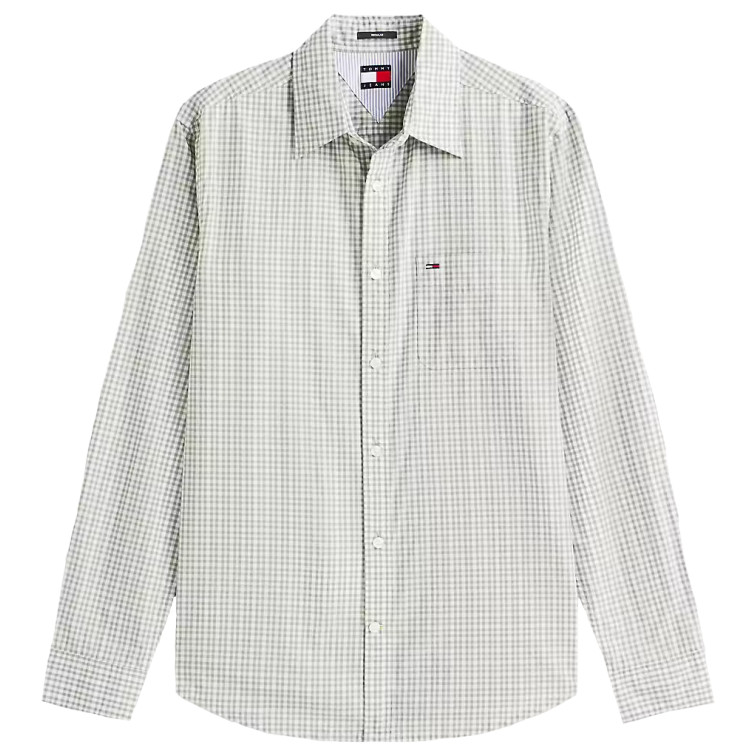 HOMBRE TJM REG CHECK POPLIN SHIRT YBH