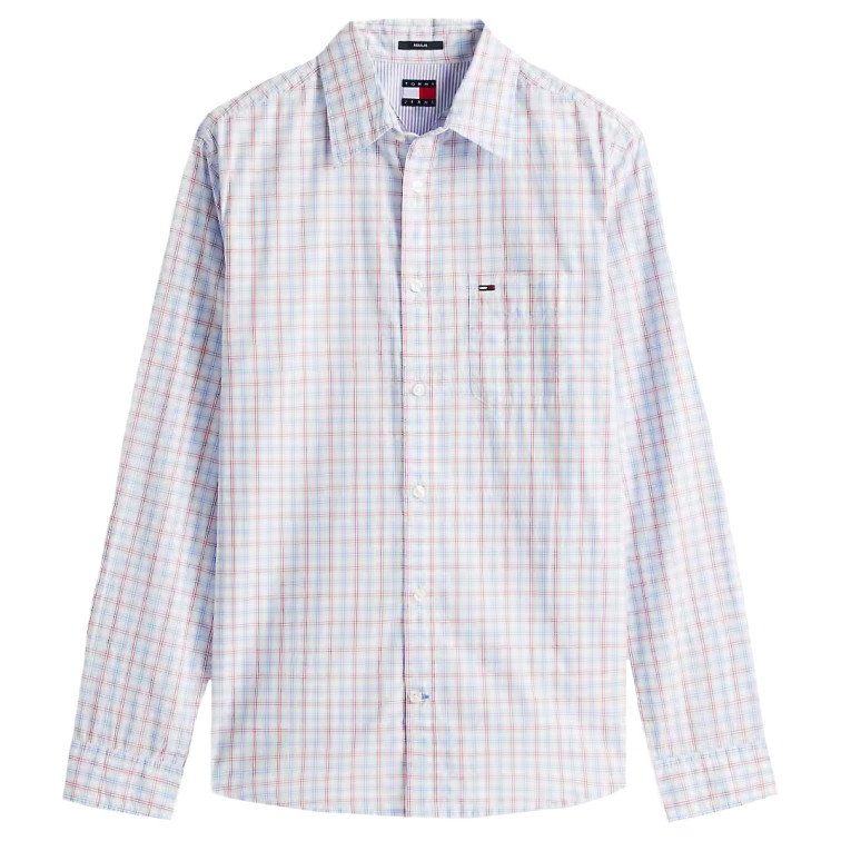 CAMISA HOMBRE  TOMMY HILFIGER TJM REG CHECK POPLIN SHIRT