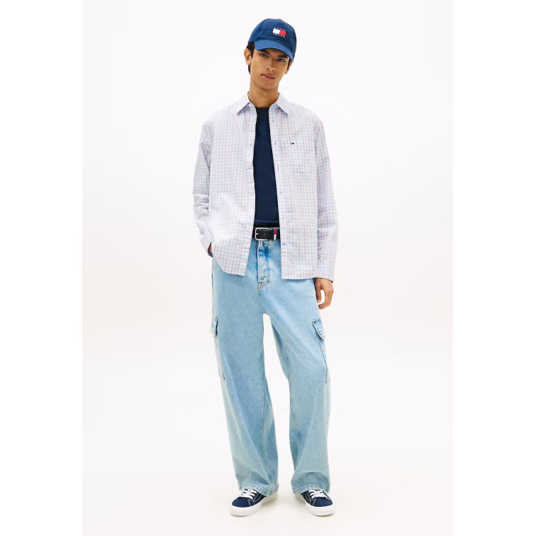 CAMISA HOMBRE  TOMMY HILFIGER TJM REG CHECK POPLIN SHIRT