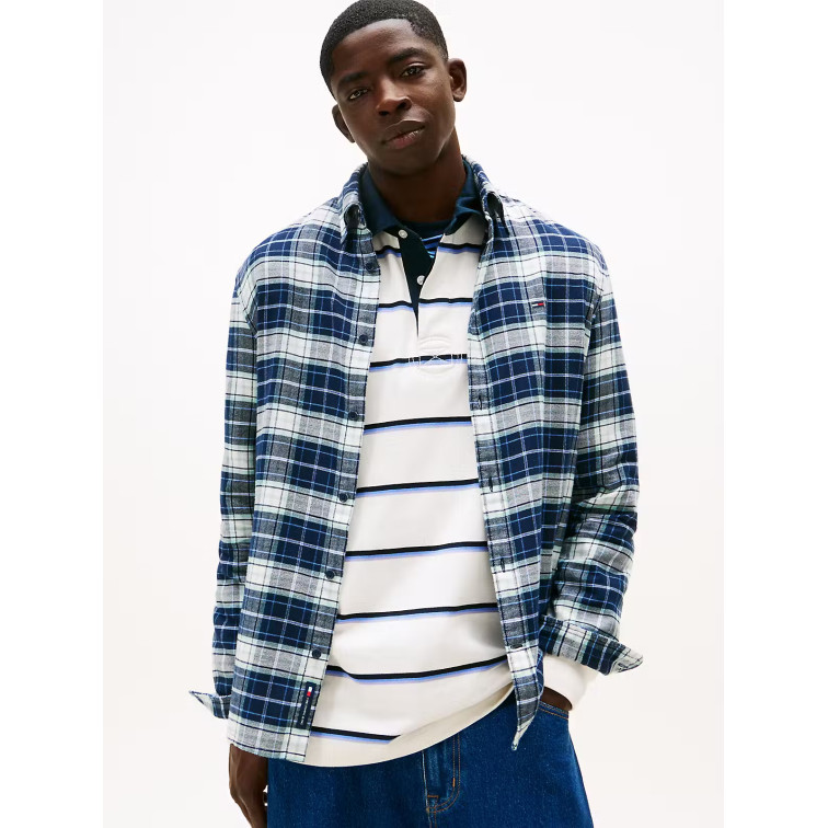 CAMISA HOMBRE  TOMMY HILFIGER TJM REG FLANNEL CHECK SHIRT EX