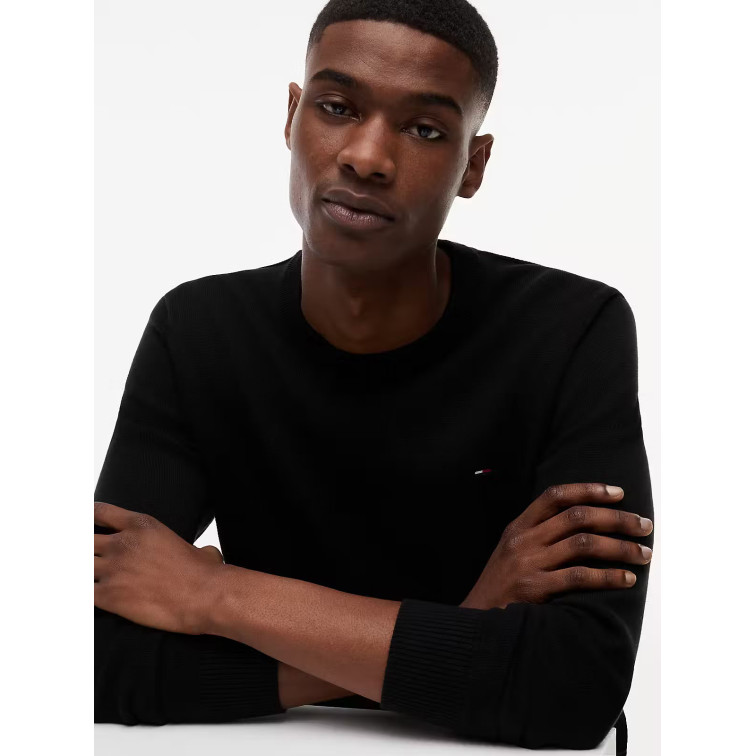 JERSEY HOMBRE  TOMMY HILFIGER SLIM ESSENTIAL LIGHT SWEATER