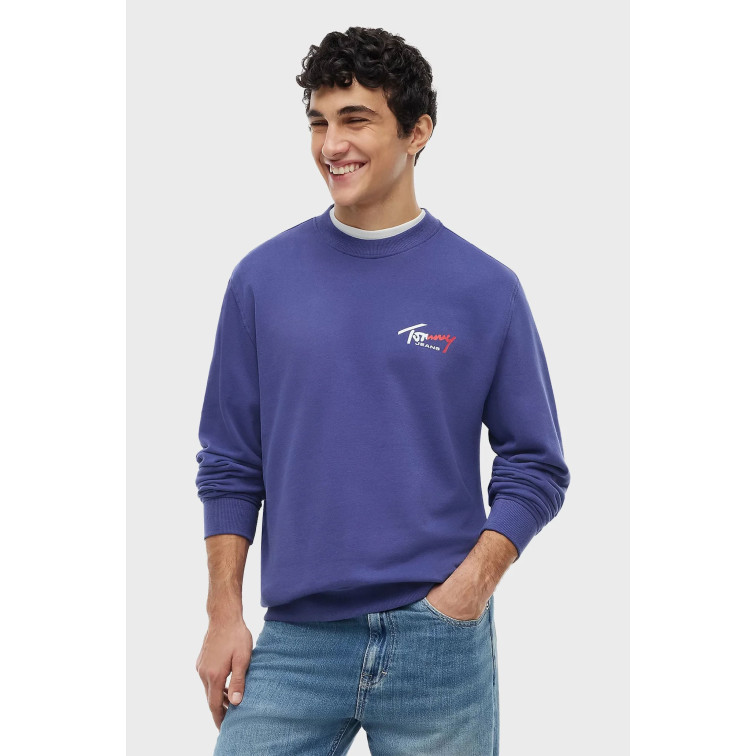 SUDADERA HOMBRE  TOMMY HILFIGER TJM REG ENTRY SIGN CNCK EXT