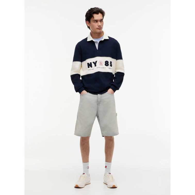 POLO HOMBRE  TOMMY HILFIGER TJM RLX PANEL RUGBY
