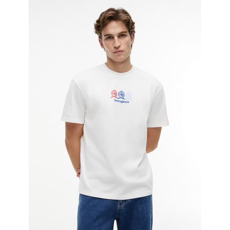 CAMISETA HOMBRE  TOMMY HILFIGER TJM RLX CREST REPEAT SS T