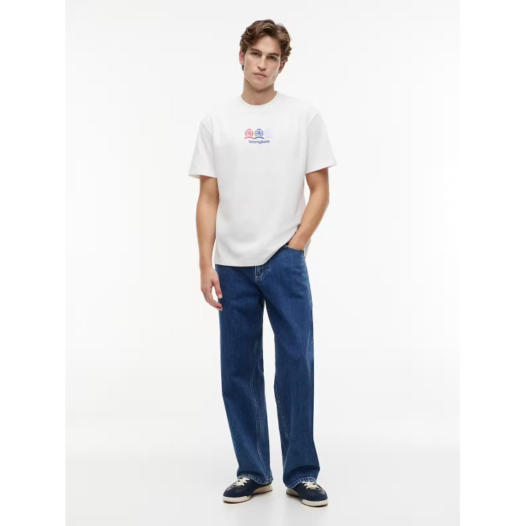 CAMISETA HOMBRE  TOMMY HILFIGER TJM RLX CREST REPEAT SS T