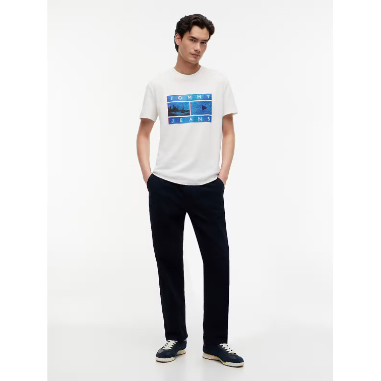 CAMISETA HOMBRE  TOMMY HILFIGER TJM REG PHOTO FLAG SS TEE