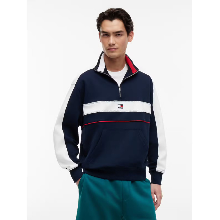 SUDADERA HOMBRE  TOMMY HILFIGER TJM RLX CBLOCK QZ