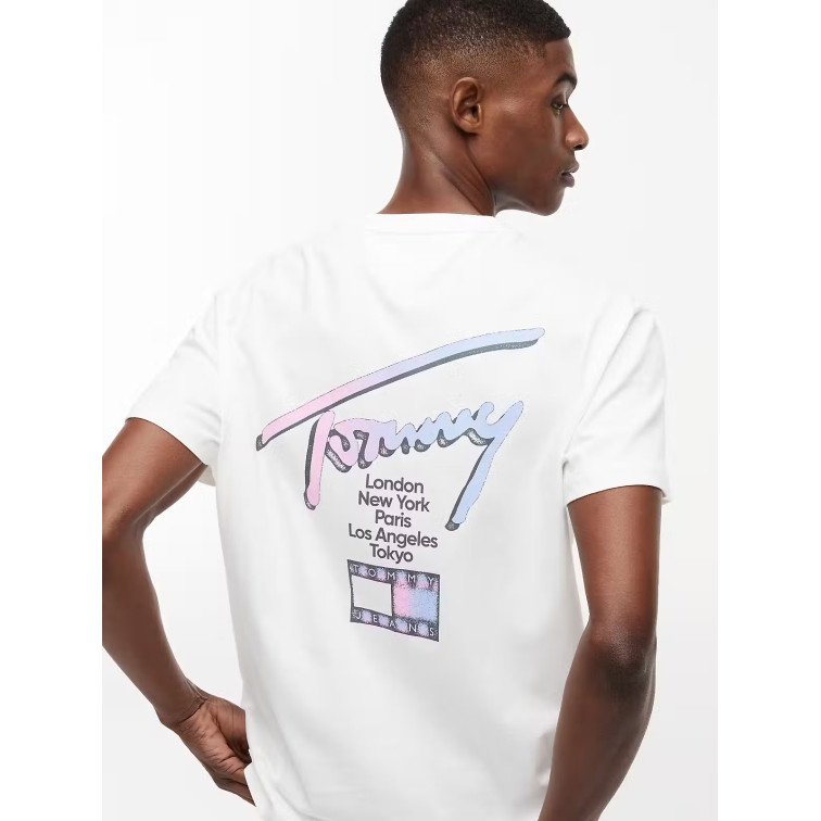 CAMISETA HOMBRE  TOMMY HILFIGER TJM REG CITY SIGN SS TEE EXT