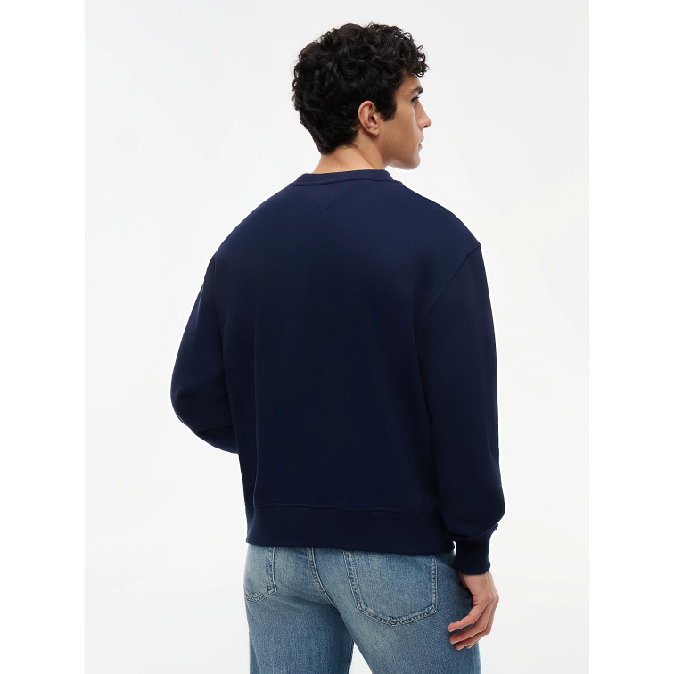 SUDADERA HOMBRE  TOMMY HILFIGER TJM RLX MULTI CRESTS CNECK