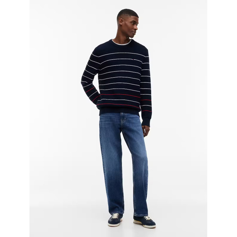 JERSEY HOMBRE  TOMMY HILFIGER TJM SLIM STRIPE SWEATER EXT