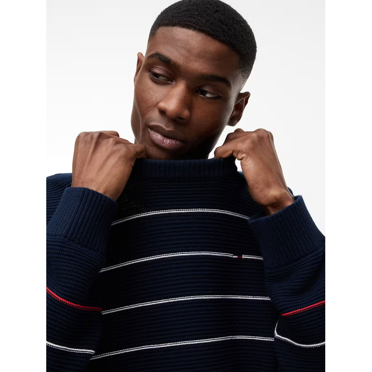 JERSEY HOMBRE  TOMMY HILFIGER TJM SLIM STRIPE SWEATER EXT