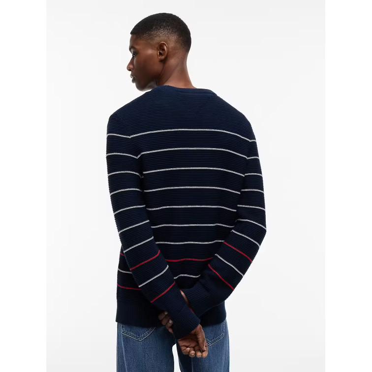 JERSEY HOMBRE  TOMMY HILFIGER TJM SLIM STRIPE SWEATER EXT